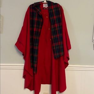 Woman’s Cape, sewn in scarf